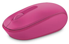 Microsoft - 1850 Wireless Mobile Mouse + FREE Licenced Wonder Woman Mouse Pad - Magenta