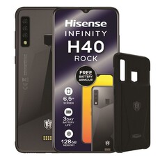 Hisense Infinity H40 Rock 128GB Single Sim & Battery Armour - Black
