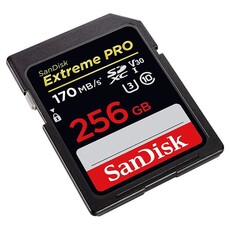 SanDisk 256GB 170 MB/s Extreme Pro SD Card UHS-I SDXC C 10