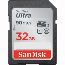 SanDisk 32GB 90MB/s Ultra SDHC Memory Card C10 UHS-I