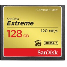 SanDisk 128GB 120 MB/s Extreme Compact Flash Card UDMA 7