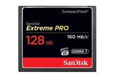SanDisk 128GB 160 Mb/s Extreme Pro Compact Flash Card UDMA 7 VPG 65
