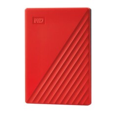Western Digital My Passport 2TB Hard Drive - Red
