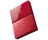 WD MY Passport 2TB Portable Hard Drive - Red