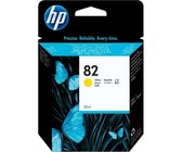 Genuine HP 82 28-ml Yellow Ink Cartridge (CH568A)
