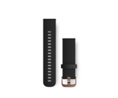 Garmin Quick Release Band Black silicone silver buckle (20mm)