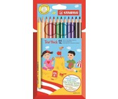 Stabilo Trio Thick Colour Pencil - Assorted Box of 12
