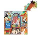 Wooden Colorful 3D Puzzles Board Memory Chess Game