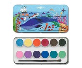 eeBoo Creative Watercolour Paint Pallet - In the Sea (12 Colours)