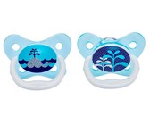 Dr.Brown's - 2-Pack Prevent Butterfly Shield Stage 1 Pacifier - Blue