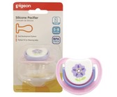 Pigeon - Silicone Pacifier Step 2 - Purple Flower