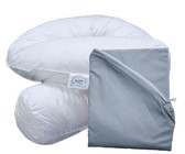Bodypillow Comfi-Curve T233 100% Pure Cotton - T200 Pillowcase Included - G