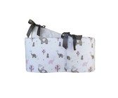 Miilk Swaddling & Receiving Blankets Oxford Stripe