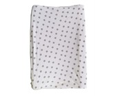 Changing Mat Cover - Grey Polka