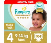 Pampers Baby Dry - Size 4+ Twin Giant - 2x70 Nappies