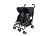Maclaren - Twin Triumph Black/Charcoal Go Fast Buggy For Two