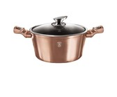 Berlinger Haus 8 Piece Stainless Steel Knife Set with Stand - Rose Gold