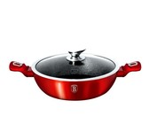 I Saw it First - Ladies Red Dog Tooth Frill Sleeve Belted Tea Dress