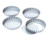 EHK - 10cm Loose Base Tartlet Tins - Set of 4