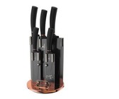 Berlinger Haus Stainless Steel Toilet Brush and Stand - Rose Gold Edition