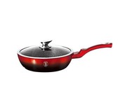 I Saw it First - Ladies Red Dog Tooth Frill Sleeve Belted Tea Dress