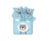 Linen Boutique - Stylish Kids Duvet Cover 3pc Set - Little Dino