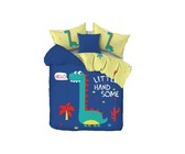 Linen Boutique - Stylish Kids Duvet Cover 3pc Set - Little Dino