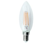 4,5 Watt E14 Candle Fillament Dimmable LED in Warm White