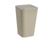 WENKO - Swing Cover Bin - Candy Range - Taupe - 6L