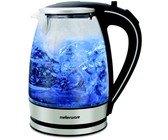 Mellerware Kettle 360 Degree Cordless Glass Red 1.8L 2200W "Azure"