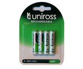 Duracell AAA Recharge Ultra batteries - 4 Pack