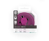 Allocacoc 3-in-1 USB Charge Sync Cable - Pink