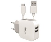 Devia Nylon Braided 3 in 1 Charging Cable