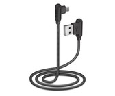 SBS Data Cable USB 2.0 to Micro USB - 90° connectors - Black 1m
