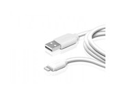 SBS Data Cable USB 2.0 to Lightning - 90° connectors - White 1m