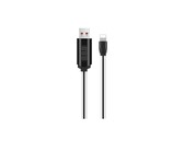 SBS Data Cable USB 2.0 to Micro USB - 90° connectors - Black 1m