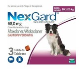NexGard Chewable Tick & Flea Tablet For Dogs - 25.1 - 50kg (3 Tablets)