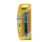 BIC Clic Medium Ballpoint Pens - Green (Blister of 2)