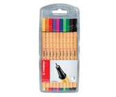 Stabilo Point 88 Fineliner - Wallet of 10