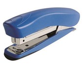 Rexel: Juno 105 Half Strip Plastic Stapler & Built-In Staple Remover - Blue