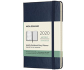 Moleskine 2020 Weekly Planner, 12m, Pocket, Sapphire Blue, Hard Cover (3.5 X 5.5)