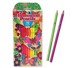 eeBoo Creative Fluorescent Pencils - Butterfly (12 Pencils)