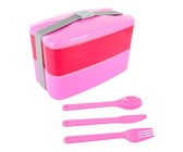Pylones 2x Picnic Lunch Bag - Pink & Red