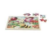 Classic World Wooden Vehicles Knob Puzzle - 7 Pieces