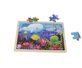 Classic World Wooden Vehicles Knob Puzzle - 7 Pieces