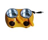 Chocolatier Electric Fondue with Two Melting Pots