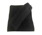 1 Bath Towel & 2 Hand Towels.Black