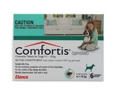 Comfortis Chewable Tablets for Dogs 9.1 - 18kg 6 Pack