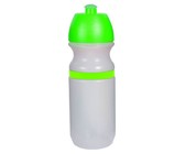 Lumoss - Sportec 9 Cyclist Bottle - 600ml Opaque With Band - Neon Green Cap