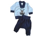 Baby Boy Tracksuit-Black and Grey-Afrikaans-Stadsjapie